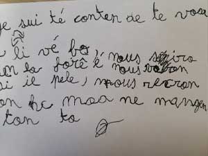 écriture